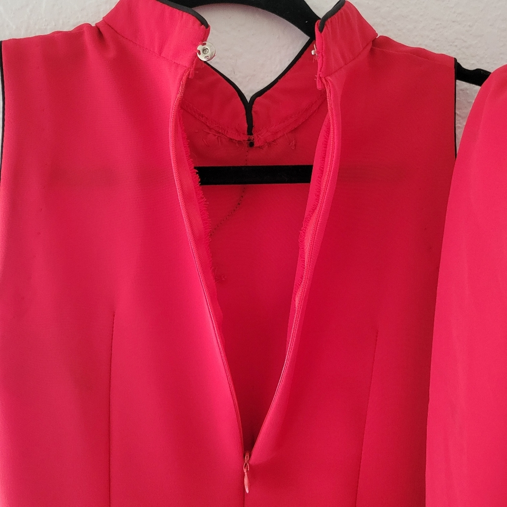 Vintage 90s Y2K Handmade Cheongsam Dress And Cropped Jacket Asian Style XS - Picture 12 of 14